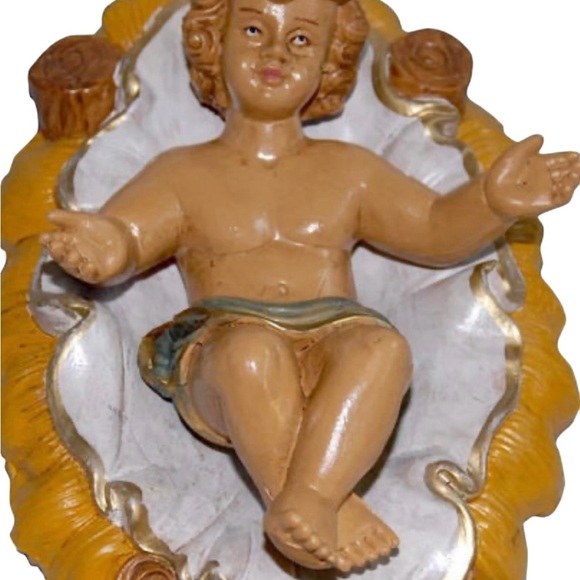 Euromarchi 8 Piece Holy Nativity Set 4” Christmas Figures Hand Crafted in Italy - Picture 8 of 16